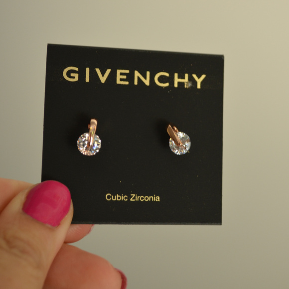 GIVENCHY Cubic Zirconia Stud Earrings - Picture 4 of 8